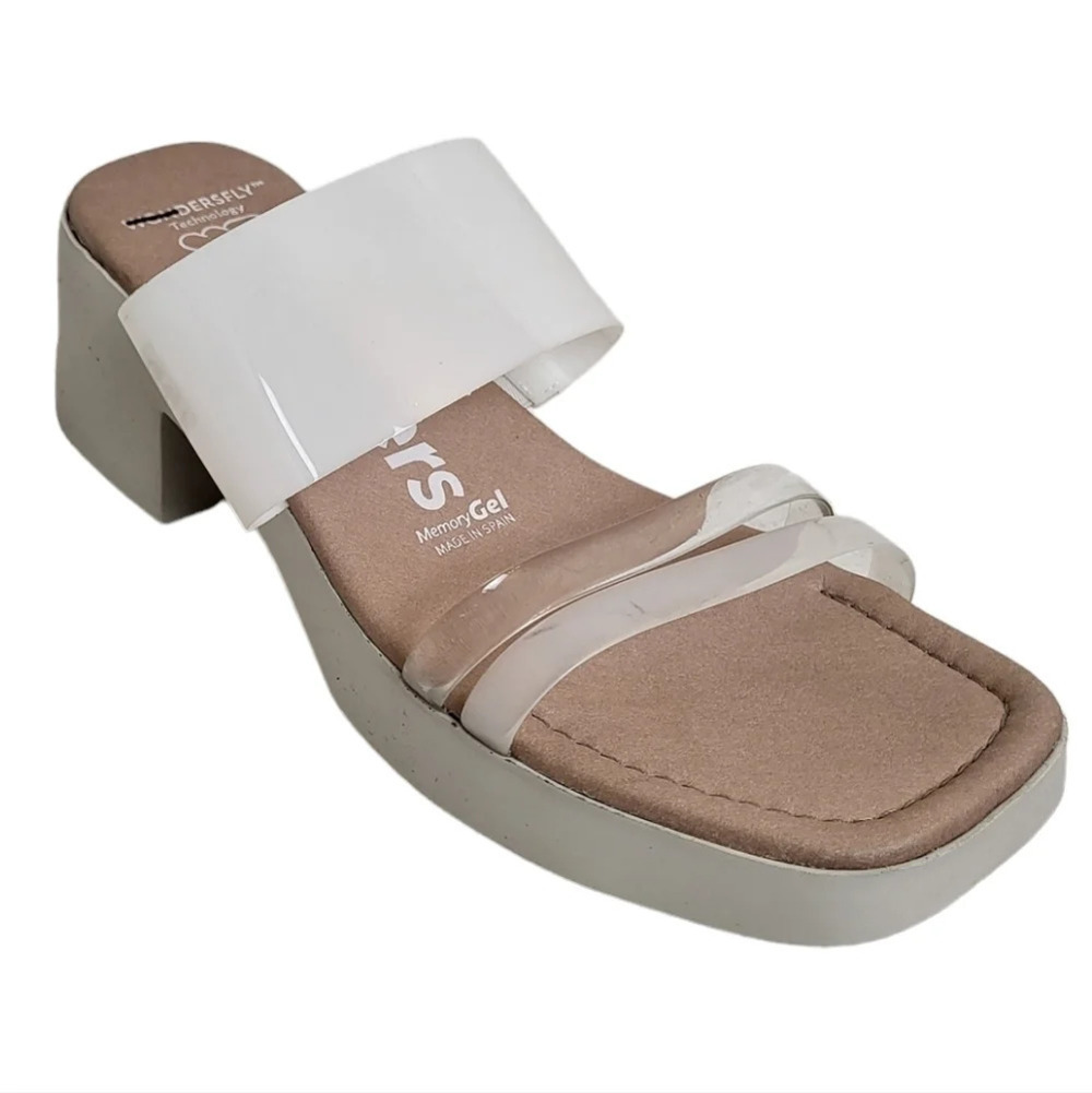 Wonders D-1002 Platform Slide Sandals - Picture 2 of 9